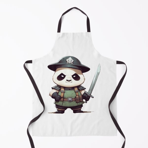Item preview, Warrior cute panda pattern for printing designed and sold by Artkitokri.
