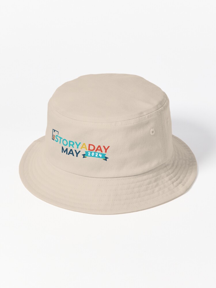 Thumbnail 1 of 6, Bucket Hat, StoryADay May 2024 - 15 years of StoryADay designed and sold by storyaday.