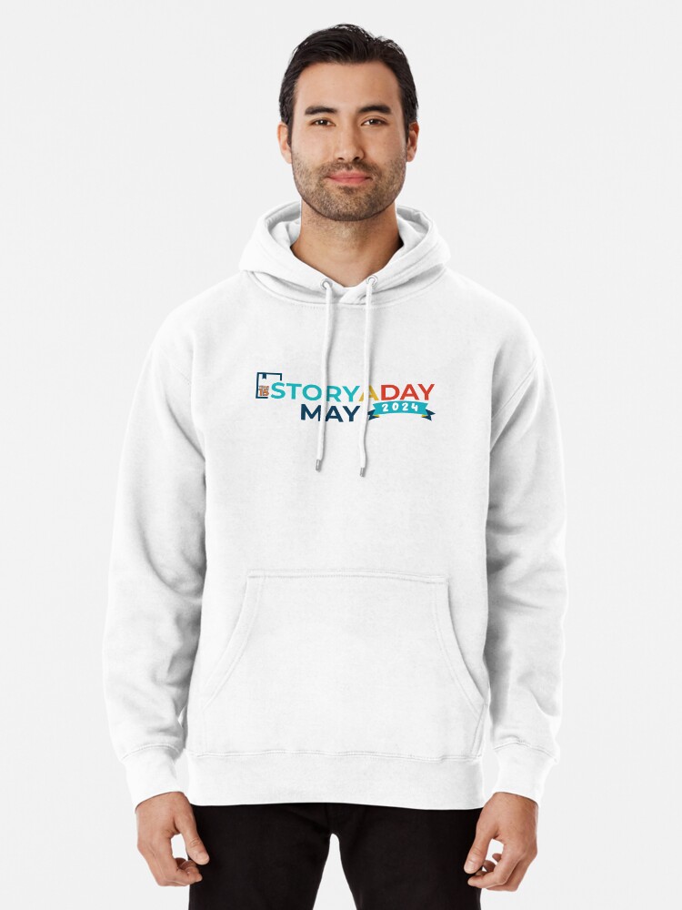 Thumbnail 1 of 5, Pullover Hoodie, StoryADay May 2024 - 15 years of StoryADay designed and sold by storyaday.