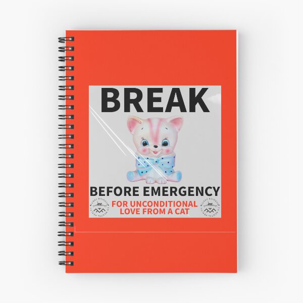 Item preview, Break Before Emergency Kitschy Kitty Unconditional Love designed and sold by 1Felinophile.