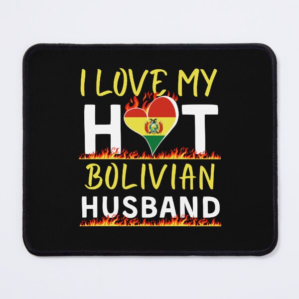 Item preview, Hot Bolivian Husband Bolivia Flag Love designed and sold by Betsytiptoe.