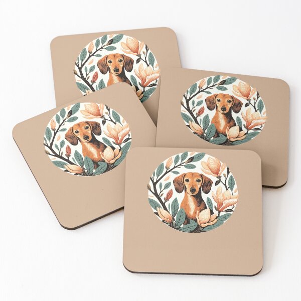 Item preview, Dachshund Magnolia  designed and sold by FrictionMaxxing.