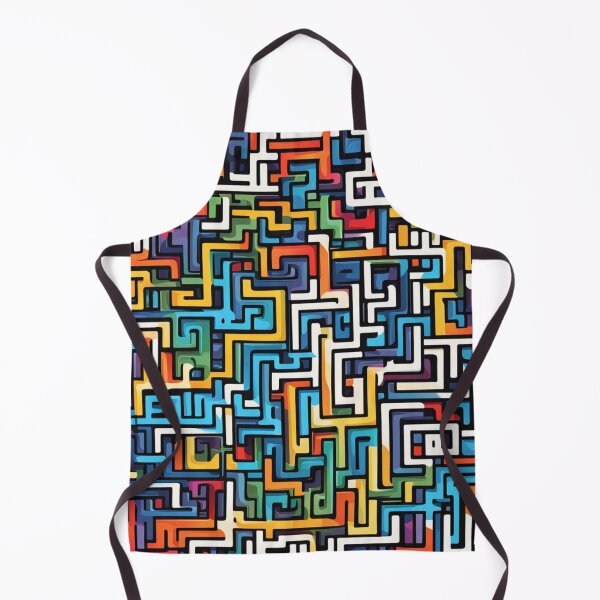 Item preview, Abstract Colorful Maze Pattern designed and sold by calibrit.