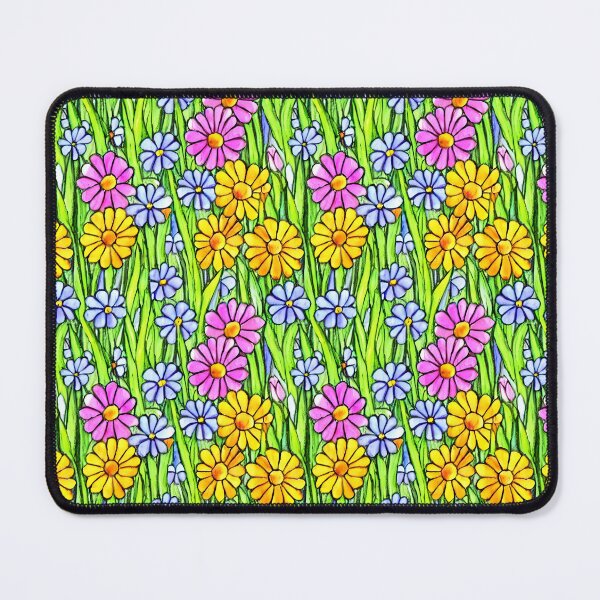 Item preview, Colorful Floral, Stained Glass Style, Artistic Flower Design, Bright  Accent designed and sold by Midnight Sky Sundry.