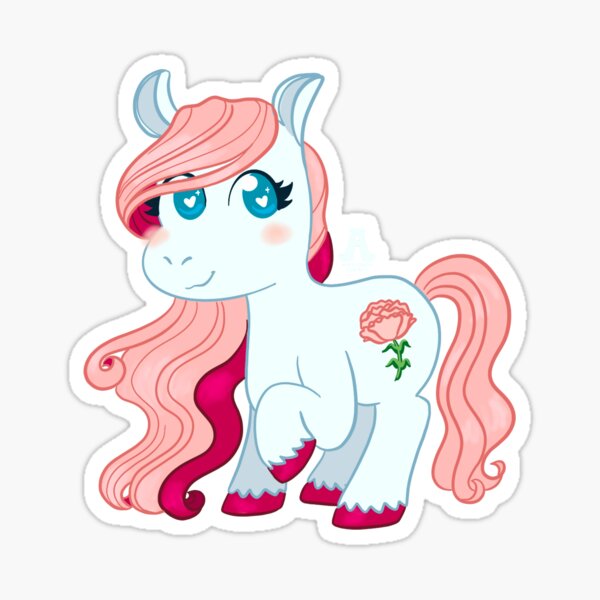 Item preview, January Carnation Birthflower Pony designed and sold by Andy’s Moving Castle.