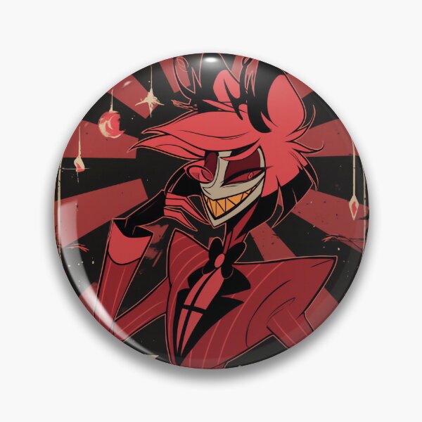 Alastor Hazbin Hotel Pins and Buttons for Sale | Redbubble
