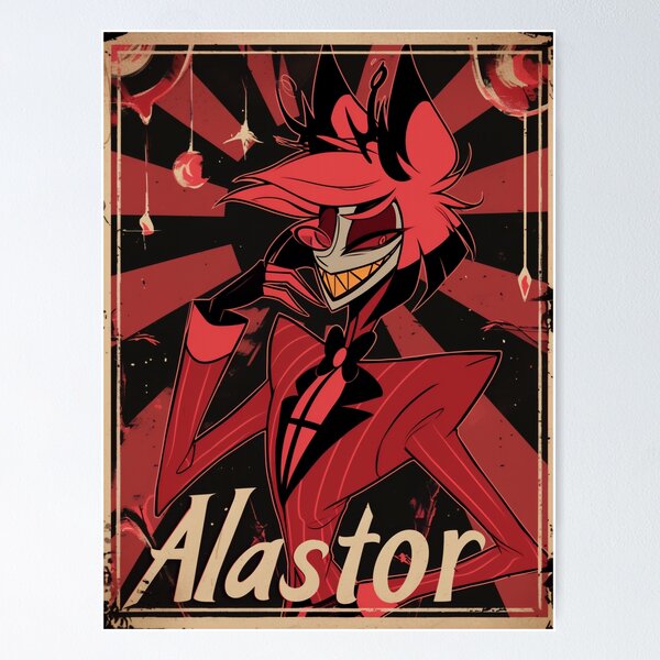 ハズビンホテル アラスター チャーリー サイン入りポスター Got to