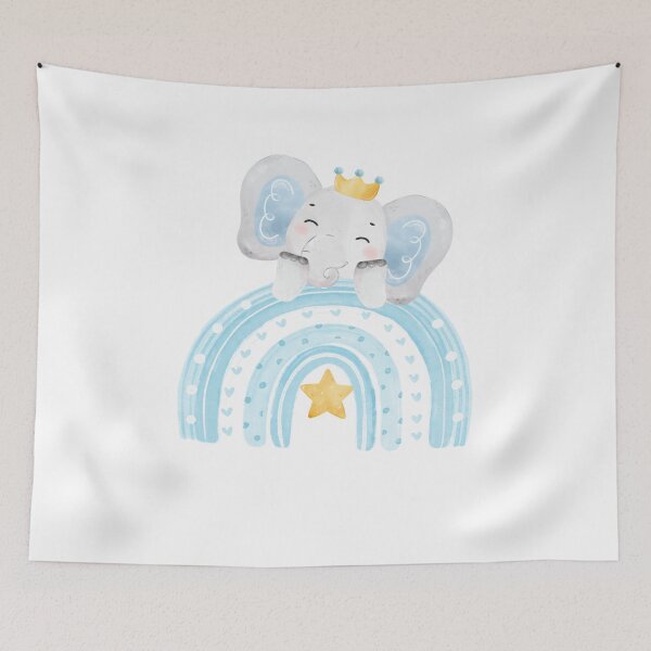 Aperçu de l'œuvre Joli design d'éléphant pour les enfants créée et vendue par TheKangiri.