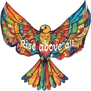 Artwork thumbnail, Design RISE ABOVE ALL by WAKYSHOP