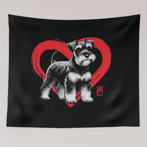 Item preview, I Love My Miniature Schnauzer - Good companion dog - I Love my dog designed and sold by ArtProjectShop.