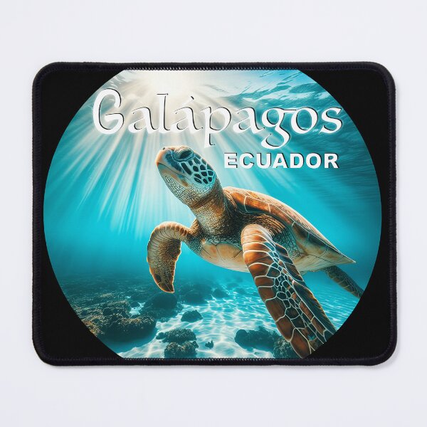 Item preview, Galapagos Ecuador Sea Turtle in the sea designed and sold by sophiageok.