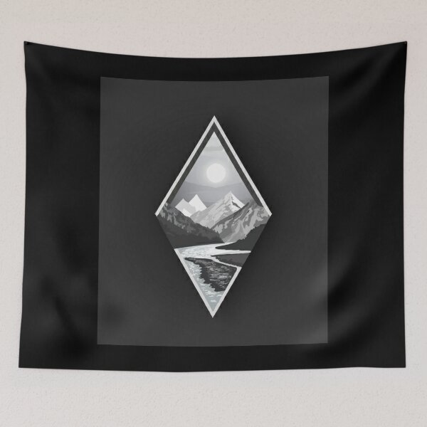Item preview, Gods universe in mountains view in diamond happy cute romantic gifts  designed and sold by thankful-loco.