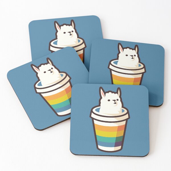 Item preview, Cute Llama Latte Drink designed and sold by SweetClicks123.