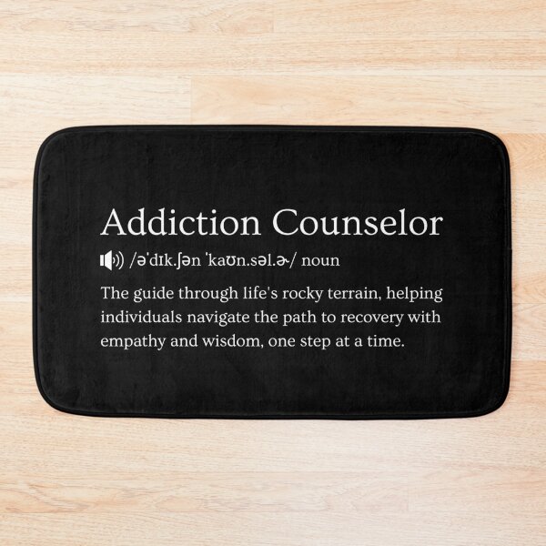 Item preview, Addiction Counselor Funny Definition: Gift for Coworker, Friend or Special Someone | Perfect for Adding a Touch of Humor to the Journey of Recovery designed and sold by BrooklynRhodes.
