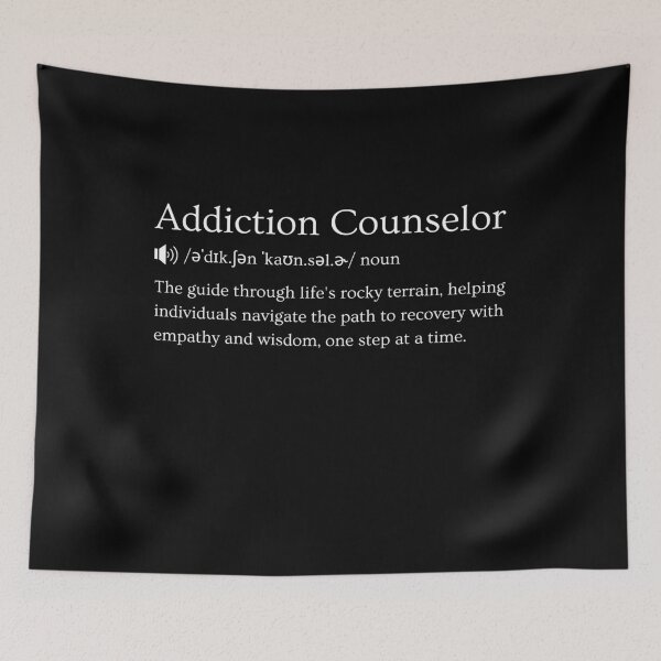 Item preview, Addiction Counselor Funny Definition: Gift for Coworker, Friend or Special Someone | Perfect for Adding a Touch of Humor to the Journey of Recovery designed and sold by BrooklynRhodes.