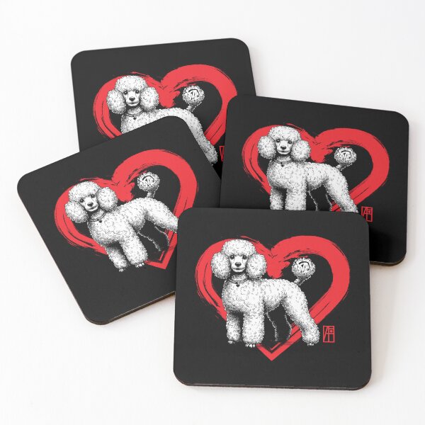 Item preview, I Love My Poodle - Dainty dog - I Love my dog designed and sold by ArtProjectShop.
