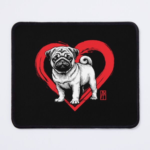 Item preview, I Love My Pug - Darling dog - I Love my dog designed and sold by ArtProjectShop.