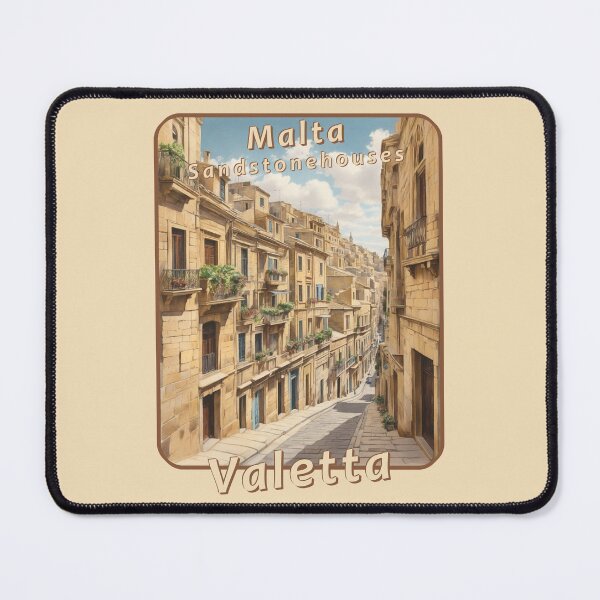 Item preview, Vintage travel poster - Valetta Malta 50's designed and sold by Museum Of Non-Existing Art.