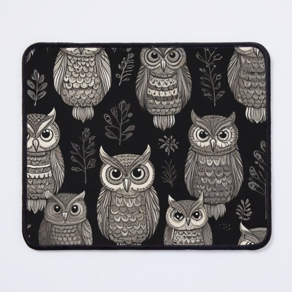 Item preview, Cute Owl minimalist pattern for printing designed and sold by Artkitokri.