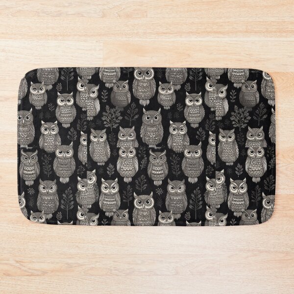 Item preview, Cute Owl minimalist pattern for printing designed and sold by Artkitokri.