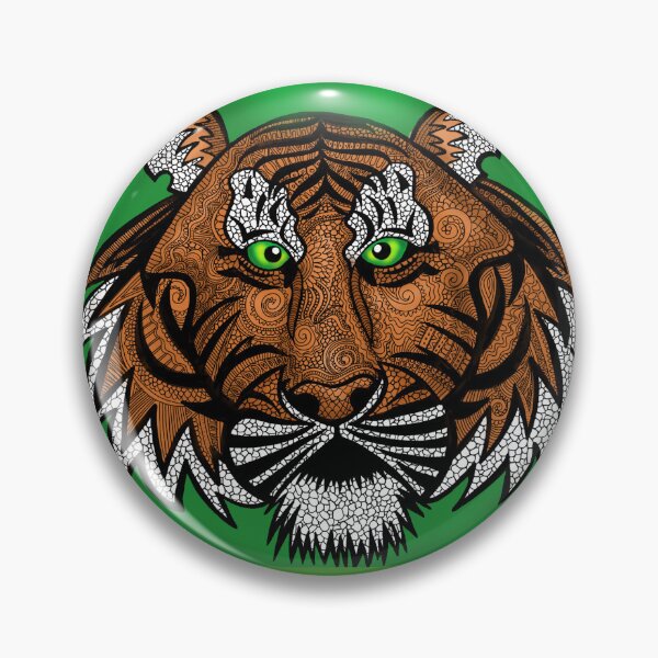 Item preview, Green Tiger designed and sold by ArtfullyCreatve.