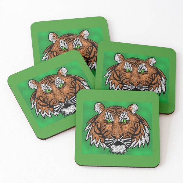 Item preview, Green Tiger designed and sold by ArtfullyCreatve.
