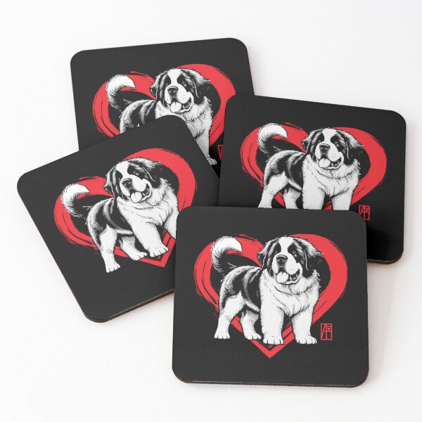 Item preview, I Love My Saint Bernard - Rescue dog - I Love my dog designed and sold by ArtProjectShop.