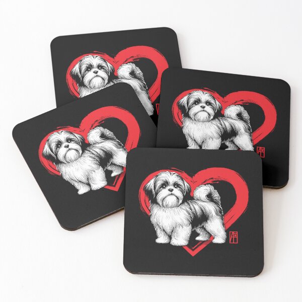 Item preview, I Love My Shih Tzu - Devoted dog - I Love my dog designed and sold by ArtProjectShop.