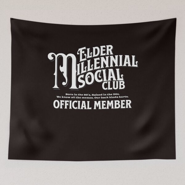 Item preview, Club social de ancianos milenarios designed and sold by OspreyElliott.