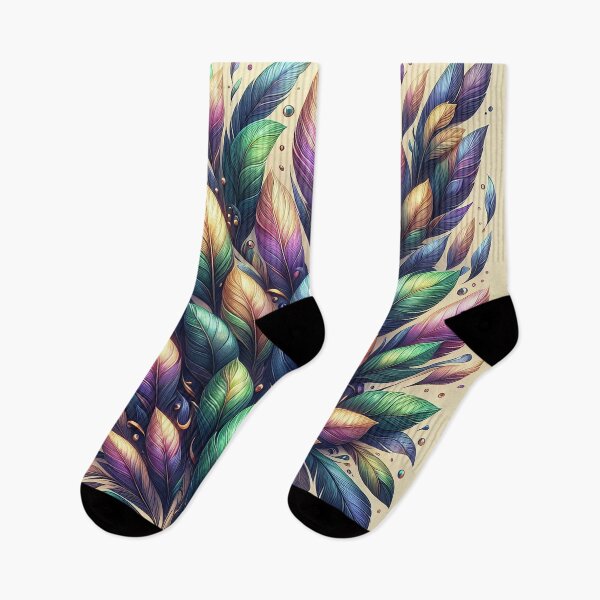 Item preview, Unusual Feathers Pattern - Unique Art Print designed and sold by lloreleya.