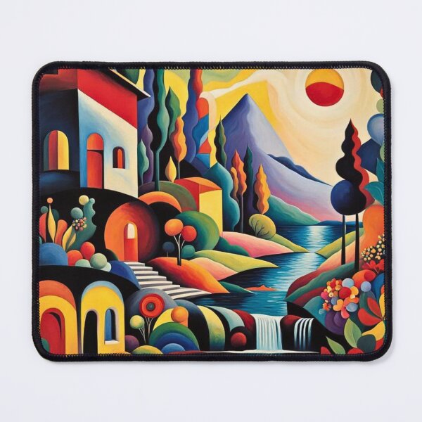 Item preview, Colorful Landscape Forms of Nature Around the River  designed and sold by redask2me.