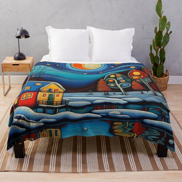 Item preview, Winter night by lake 3 designed and sold by George Hutton Hunter.