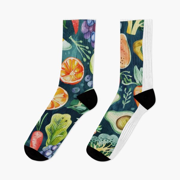 Item preview, Plant Based Food: Colorful Patterns of Fruits & Veggies designed and sold by adriaquart.