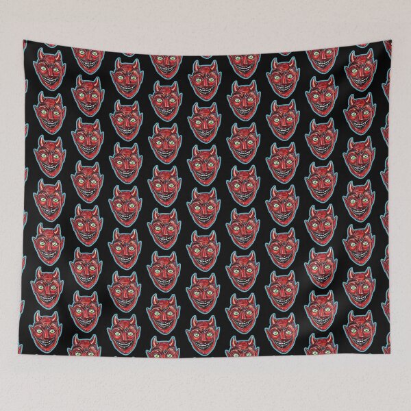 Item preview, Vintage Halloweenies Grinning Red Devil designed and sold by Falln.