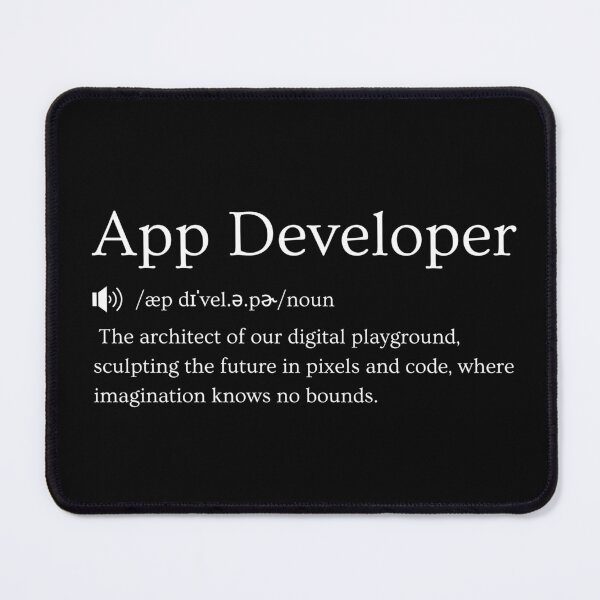 Item preview, App Developer Funny Definition: Gift for Coworker, Friend, or Special Someone | Perfect for Adding a Dash of Humor to the World of Code and Coffee! designed and sold by BrooklynRhodes.