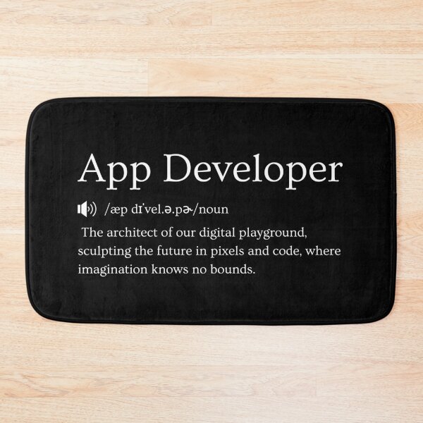 Item preview, App Developer Funny Definition: Gift for Coworker, Friend, or Special Someone | Perfect for Adding a Dash of Humor to the World of Code and Coffee! designed and sold by BrooklynRhodes.