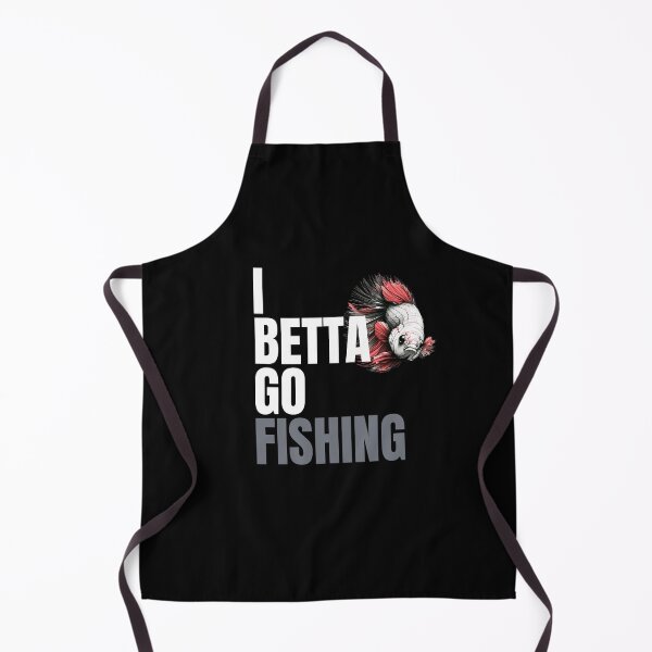 Item preview, I Betta Go Fishing Regalo divertido y exótico de peces Betta designed and sold by ReefVibe.