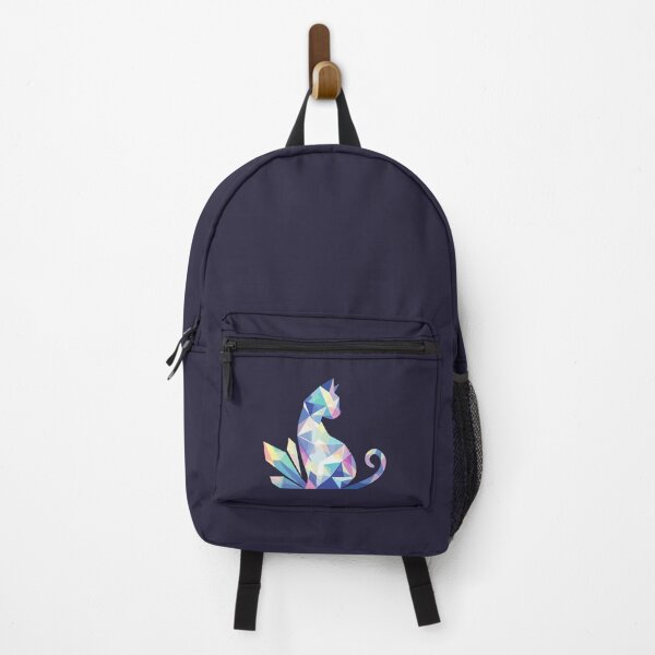 Item preview, Polygonal Cat With Crystals designed and sold by SweetClicks123.
