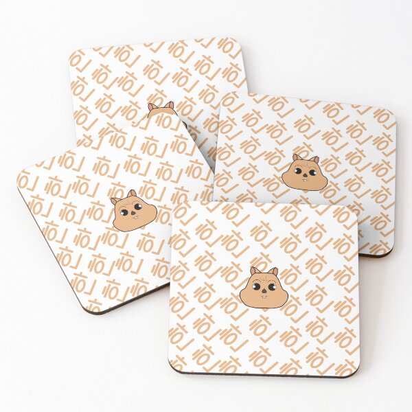 Item preview, Han Quokka name pattern background designed and sold by GeorginaMarie95.
