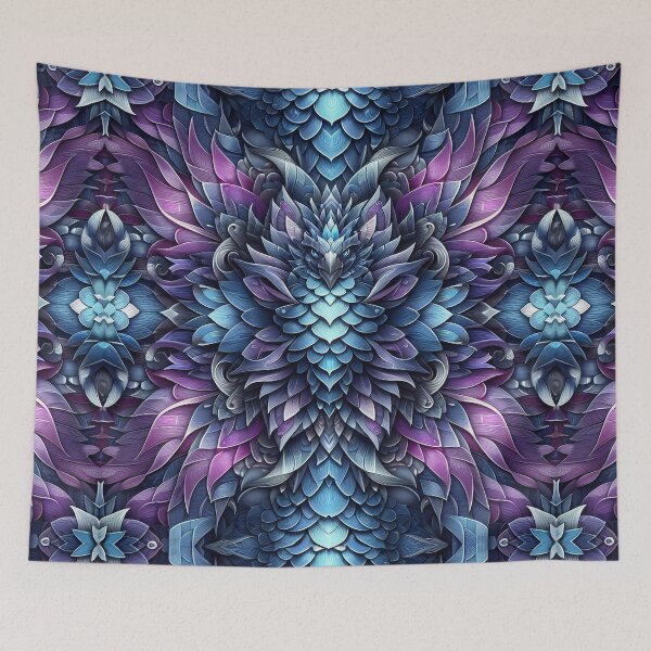 Item preview, Formidable Bird Fantasy Pattern - Whimsical Art Print designed and sold by lloreleya.