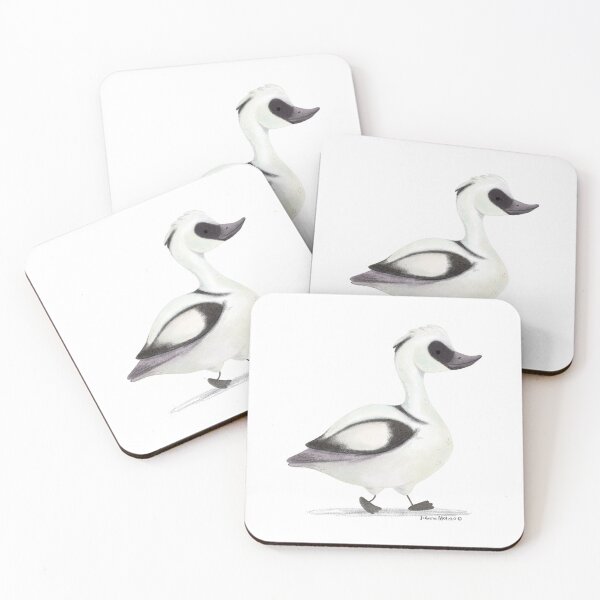 Item preview, Smew Duck designed and sold by julianamotzko.