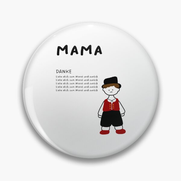 Item preview, MAMA, Danke | Ich liebe dich bis zum Mond und zurück | Cute Gift For Mom | Minimalist Design designed and sold by RM-Journey.
