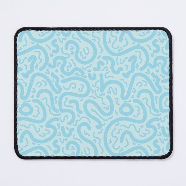 Item preview, Pastel Swirl Pattern - Blue Lagoon designed and sold by SilviaGriceArt.