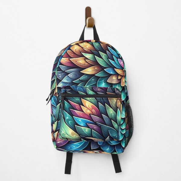 Item preview, Fantasy Scales Multicolored Pattern - Whimsical Art Print designed and sold by lloreleya.