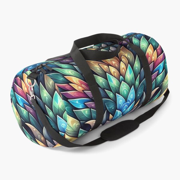 Item preview, Fantasy Scales Multicolored Pattern - Whimsical Art Print designed and sold by lloreleya.