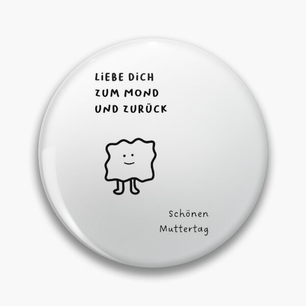 Item preview, Ich liebe dich bis zum Mond und zurück - Alles Gute zum Muttertag | Minimalist Design designed and sold by RM-Journey.