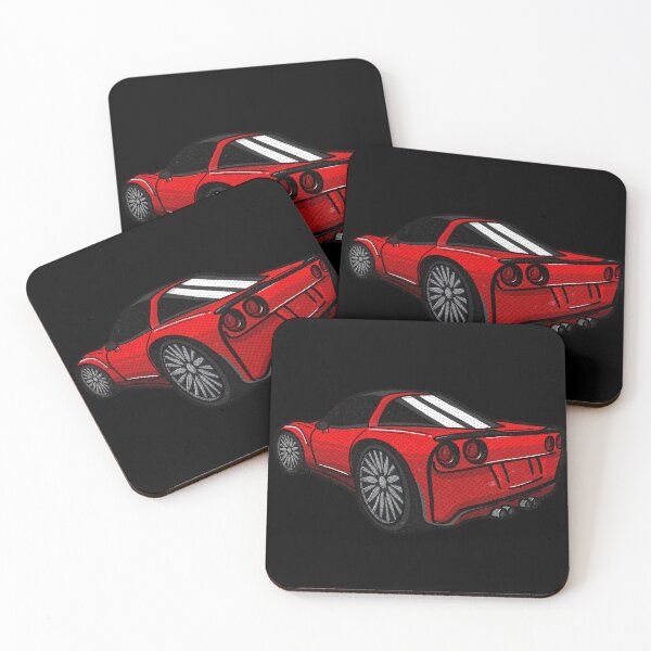 Item preview, Red C5 Corvette Car designed and sold by MonkiFlipp.