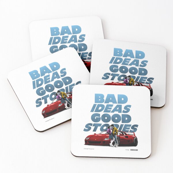 Item preview, Bad Ideas Good Stories - Car print designed and sold by LucasFelisberto.