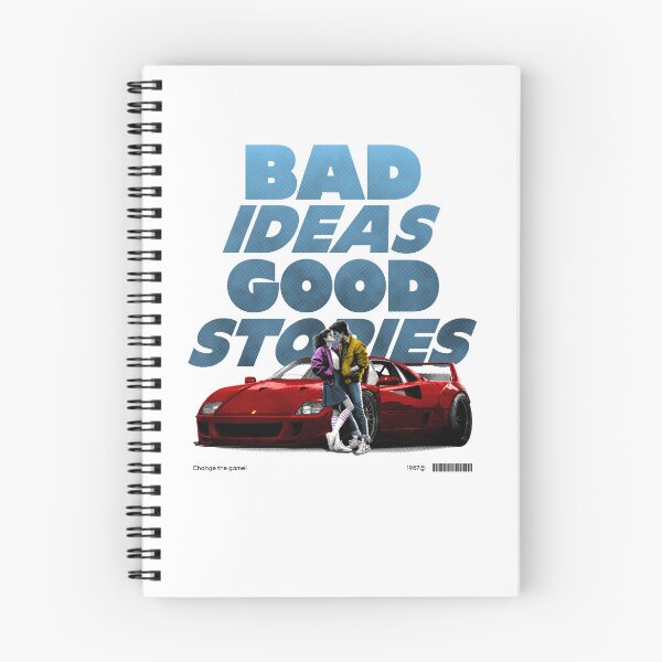 Item preview, Bad Ideas Good Stories - Car print designed and sold by LucasFelisberto.