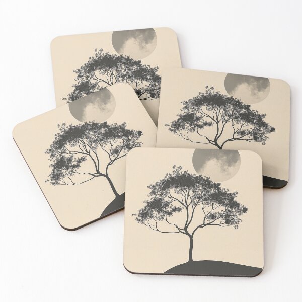 Item preview, Minimalist Harmony: Tree Silhouette designed and sold by Jozefin's Studio.